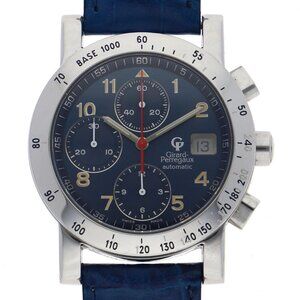 WATCH GIRARD-PERREGAUX 7050 Gold Plated7000 Navy SS/leather AT
